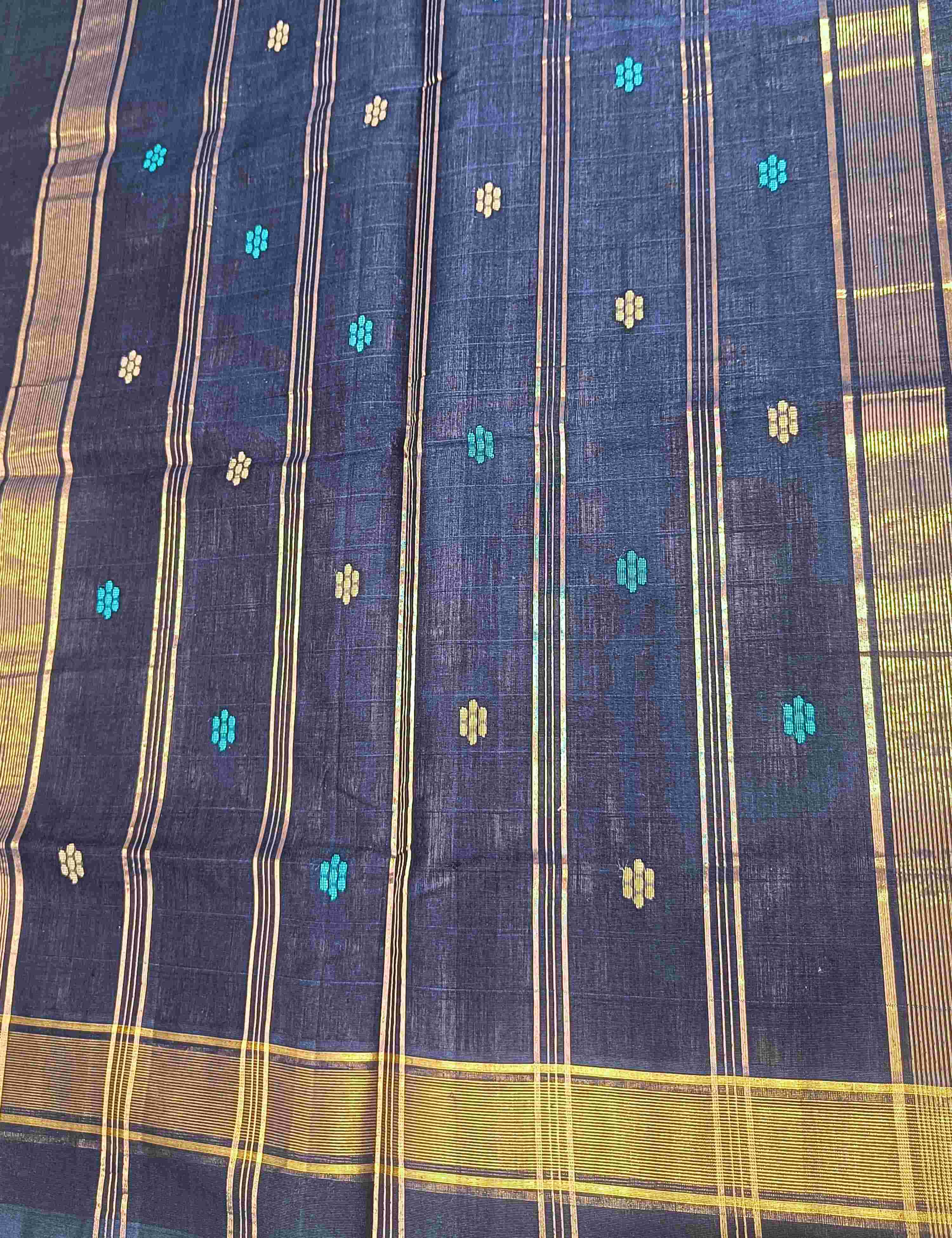 Dhara Wine Negamam Cotton Saree