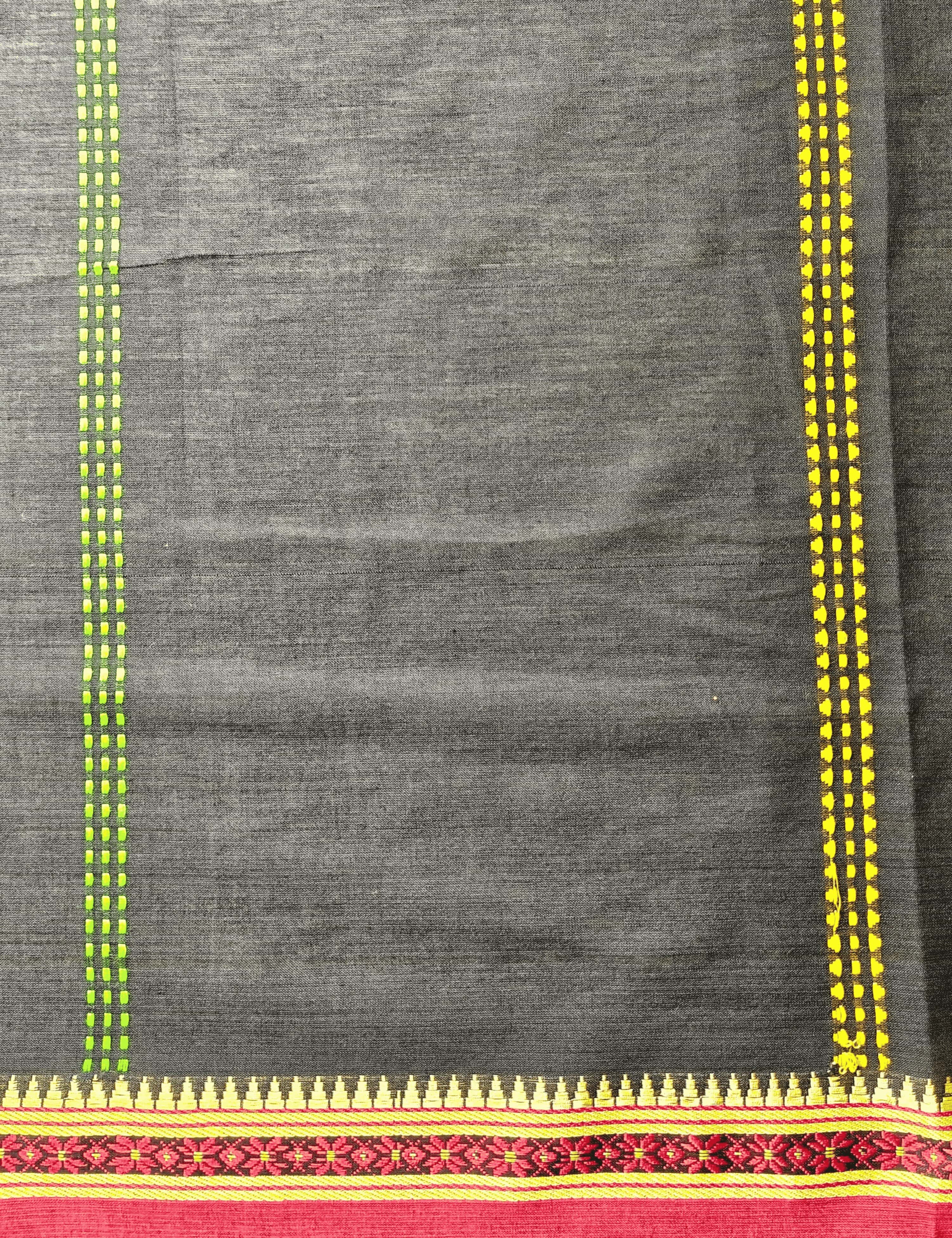 Dharini Black Dhaniakhali Saree