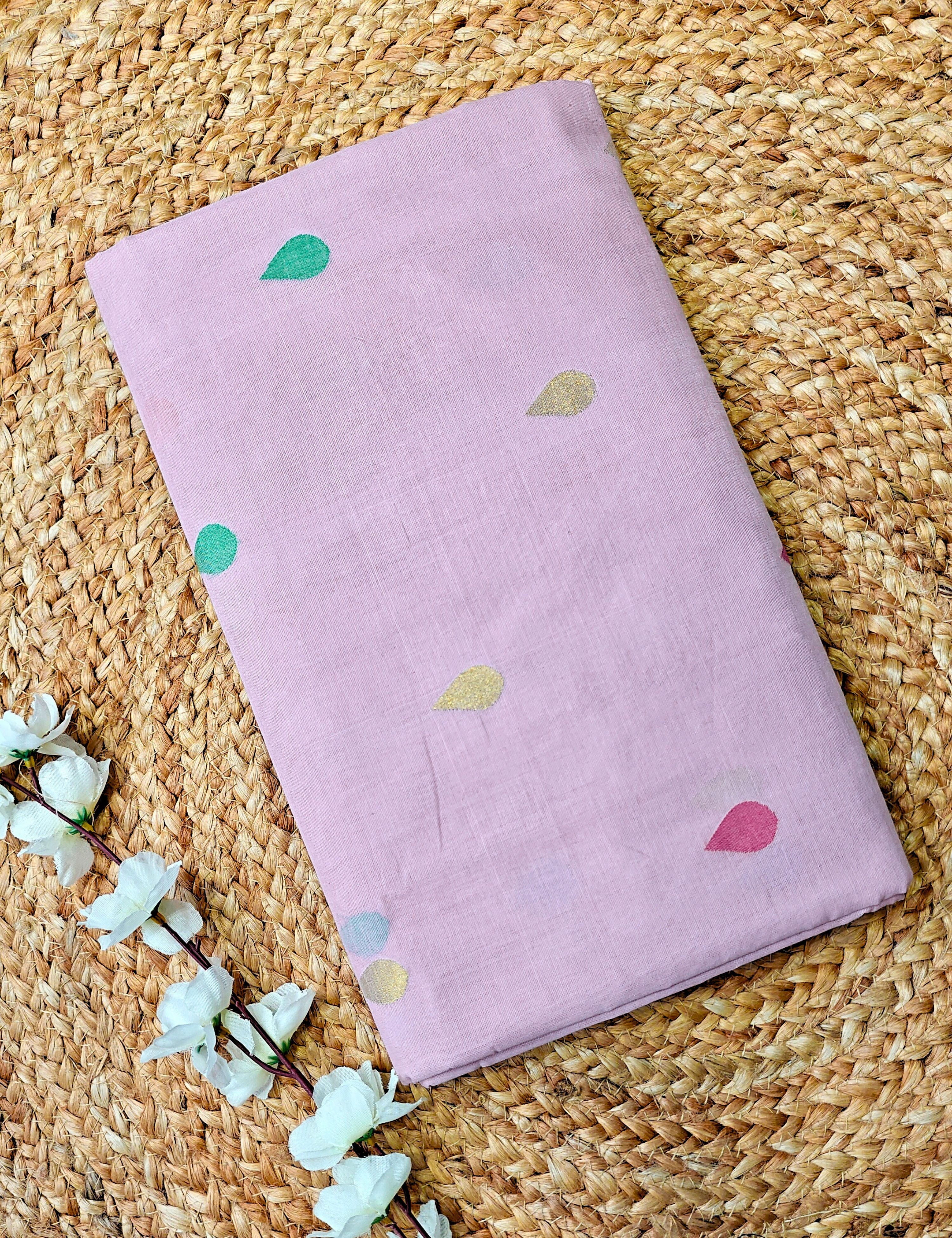 Popat Lavender Venkatagiri Saree