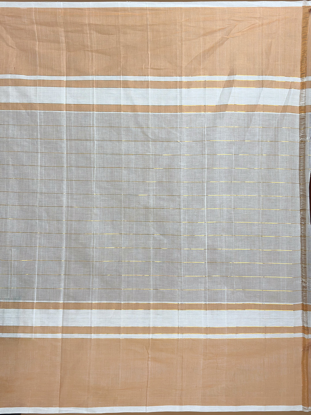 Kattam White Venkatagiri Saree