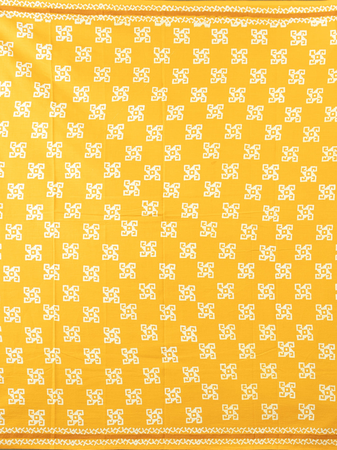 Taru Mustard Dabu Saree