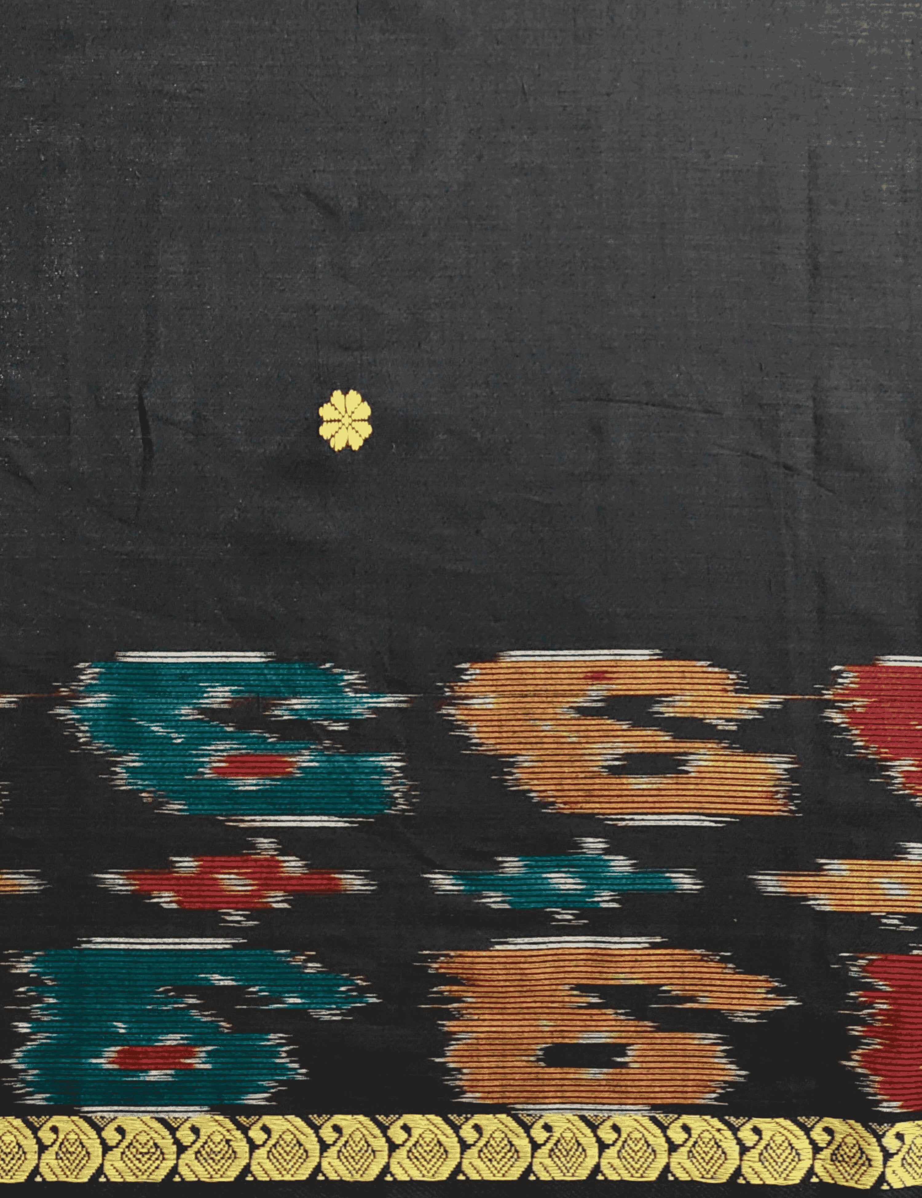 Kauvary Black Dhaniakhali Saree