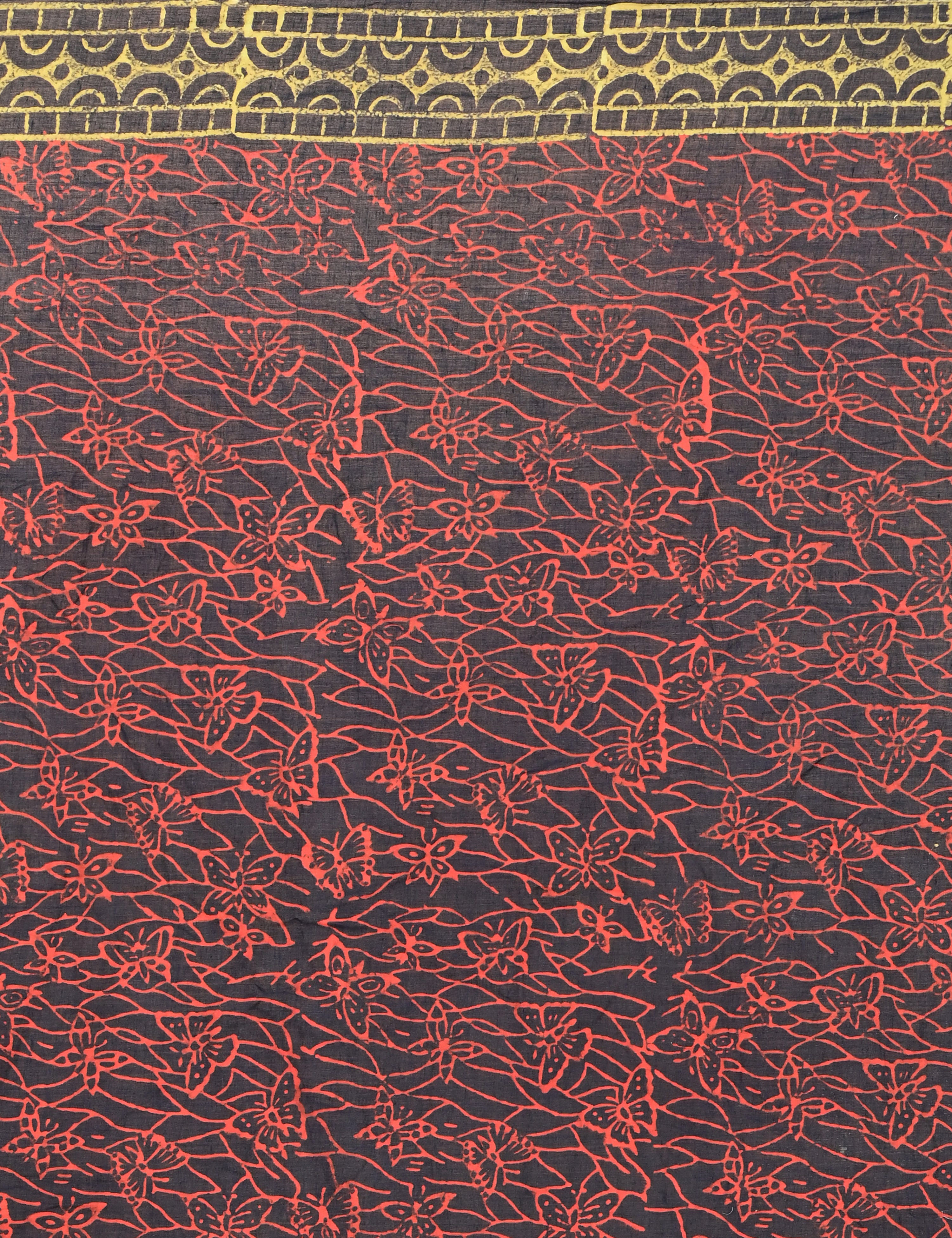Nisarga Indigo Bagru Saree