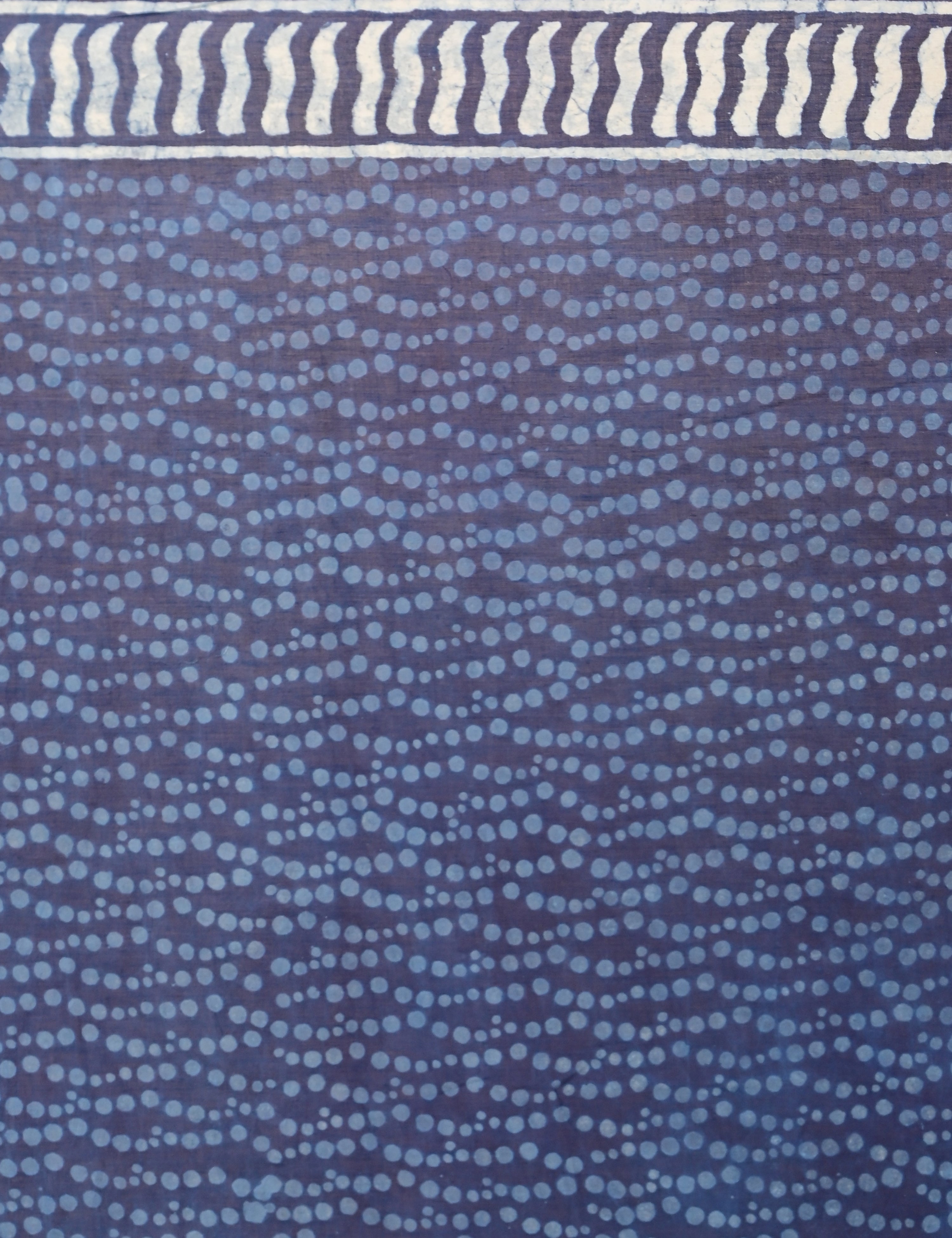 Nisarga Indigo Bagru Saree