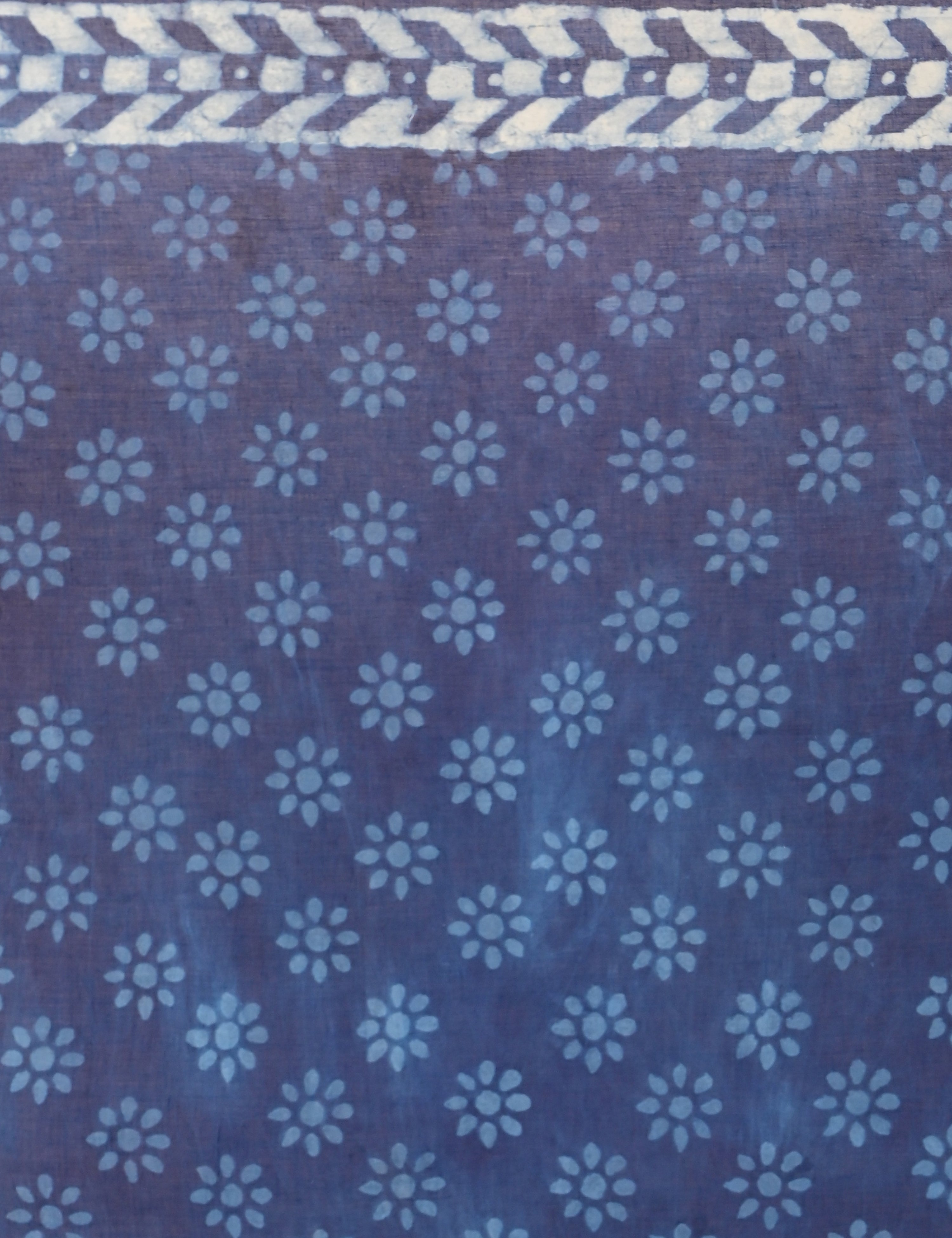 Nisarga Indigo Bagru Saree