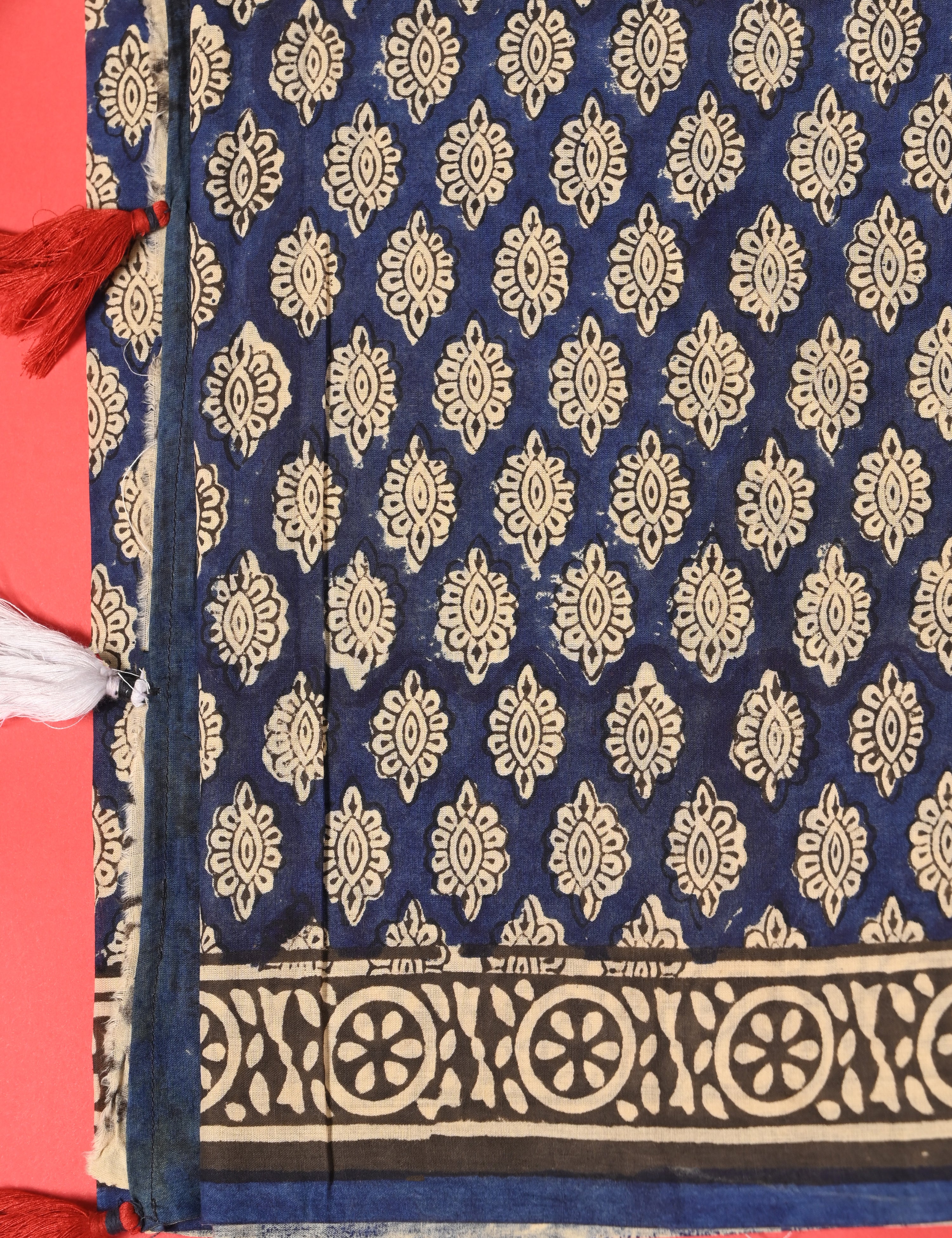 Nisarga Indigo Bagru Saree