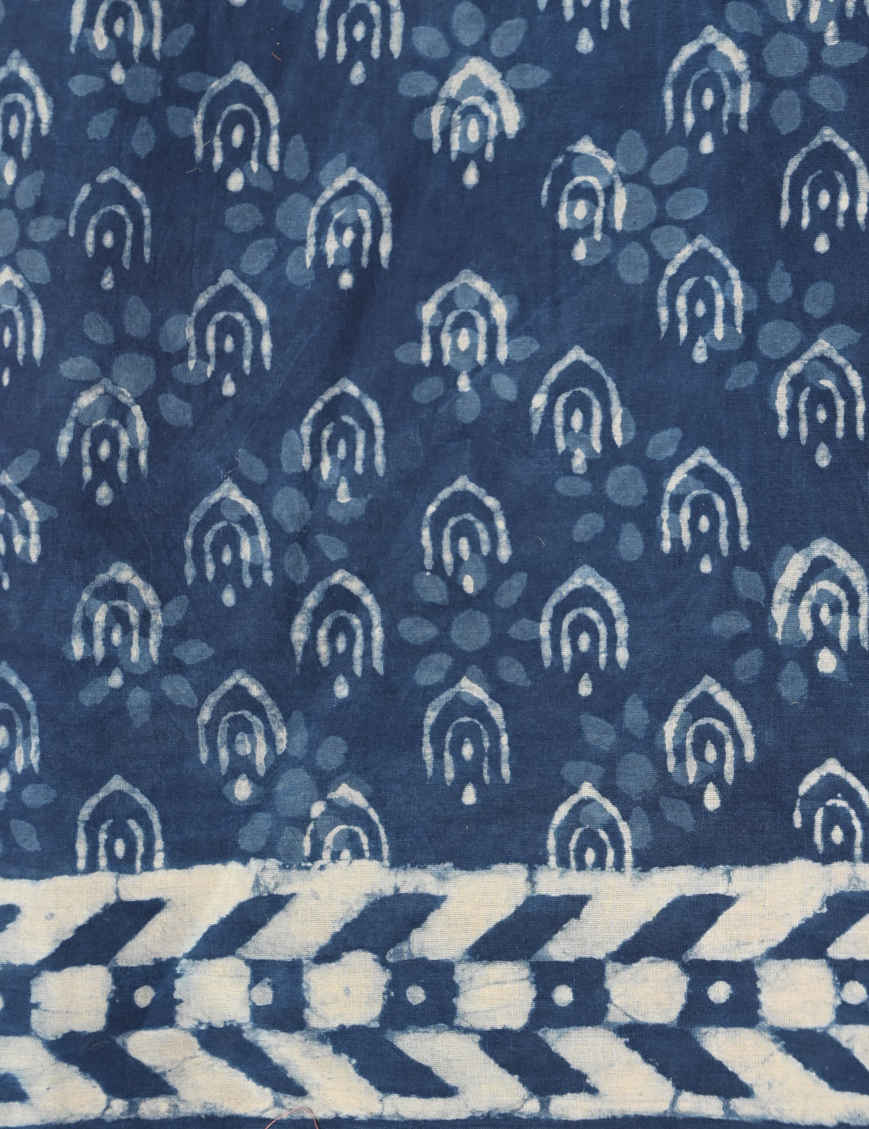 Nisarga Indigo Bagru Saree