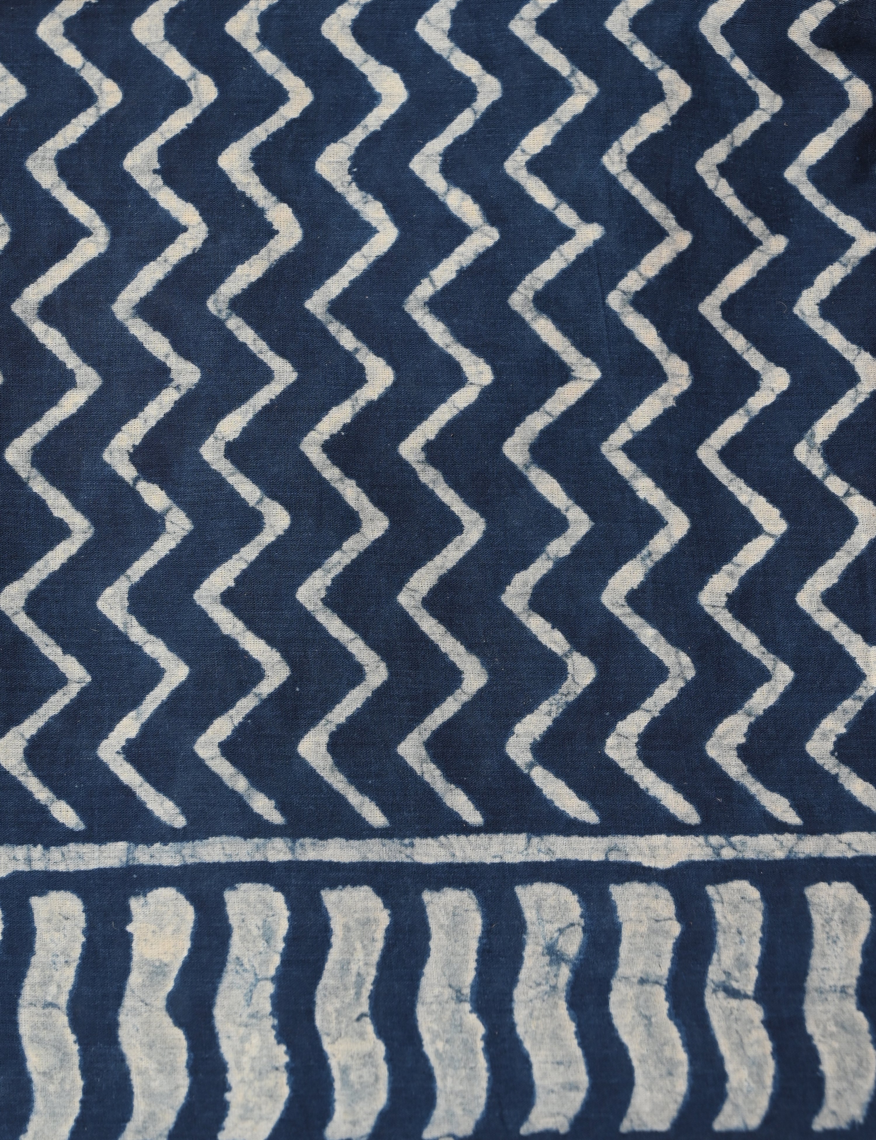 Nisarga Indigo Bagru Saree