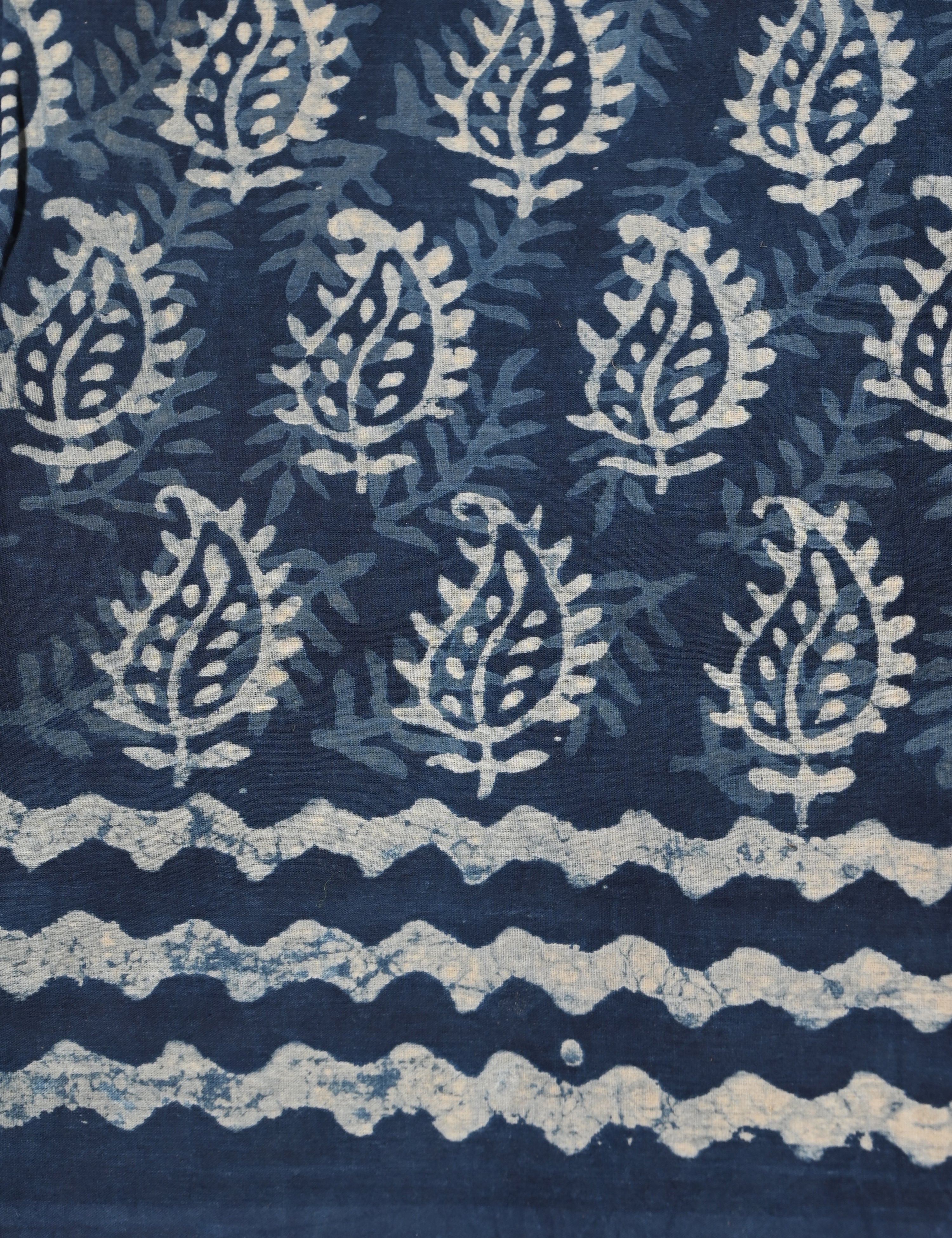 Nisarga Indigo Bagru Saree