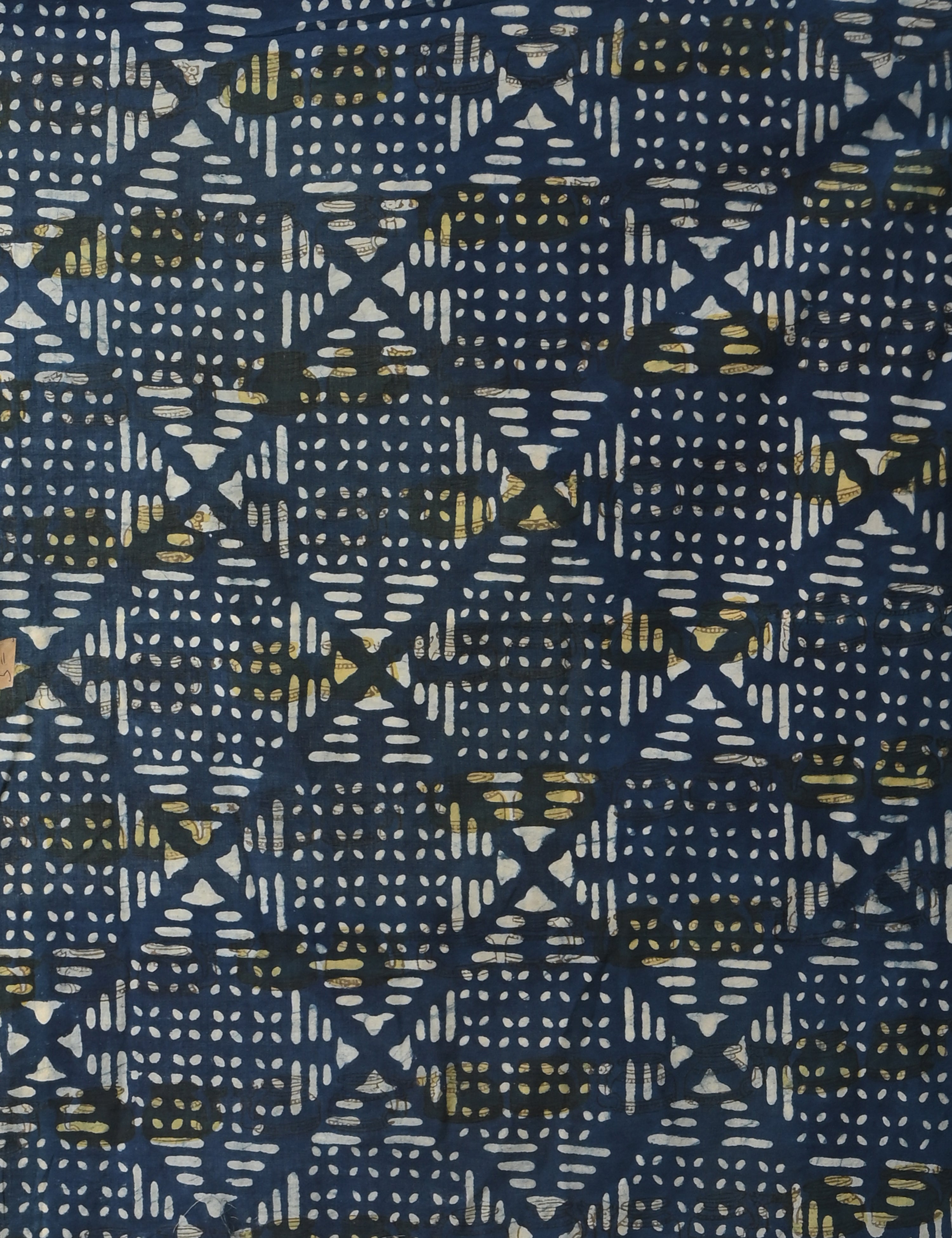 Mel Jol Off White Dabu Saree