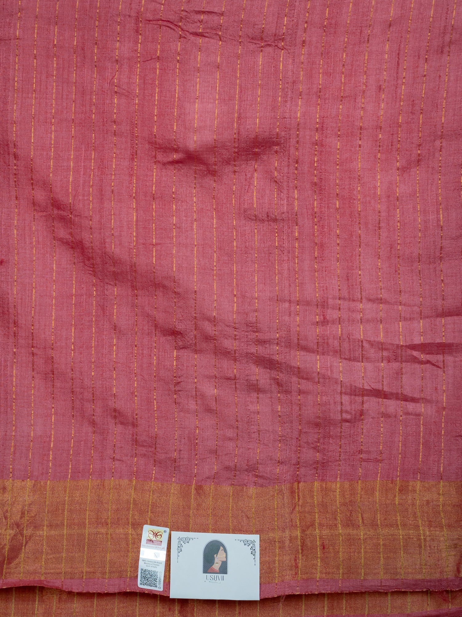 Malhar Red Shibori Saree
