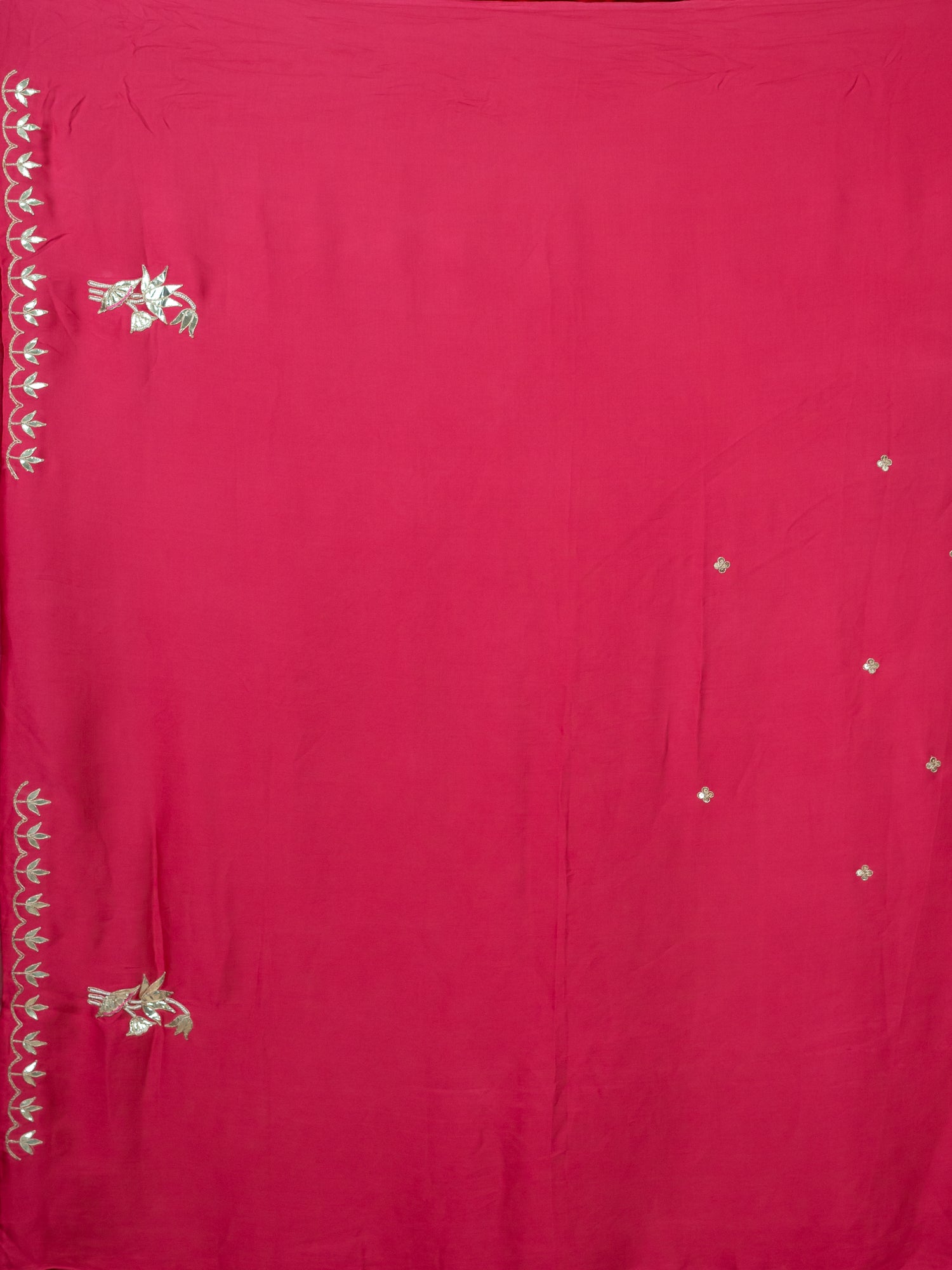 Raas Fuchsia Gota Patti Saree