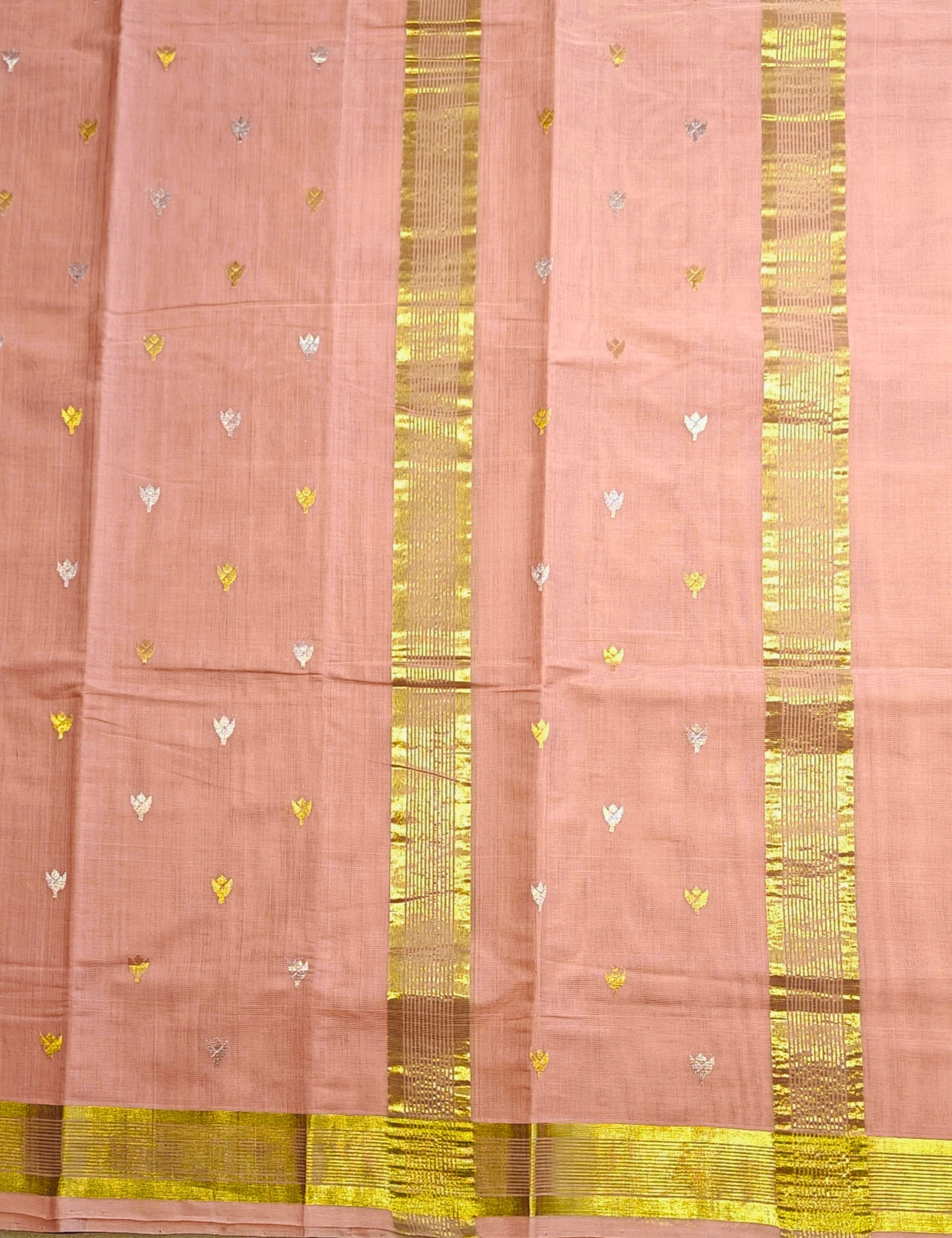 Pista Venkatagiri Saree