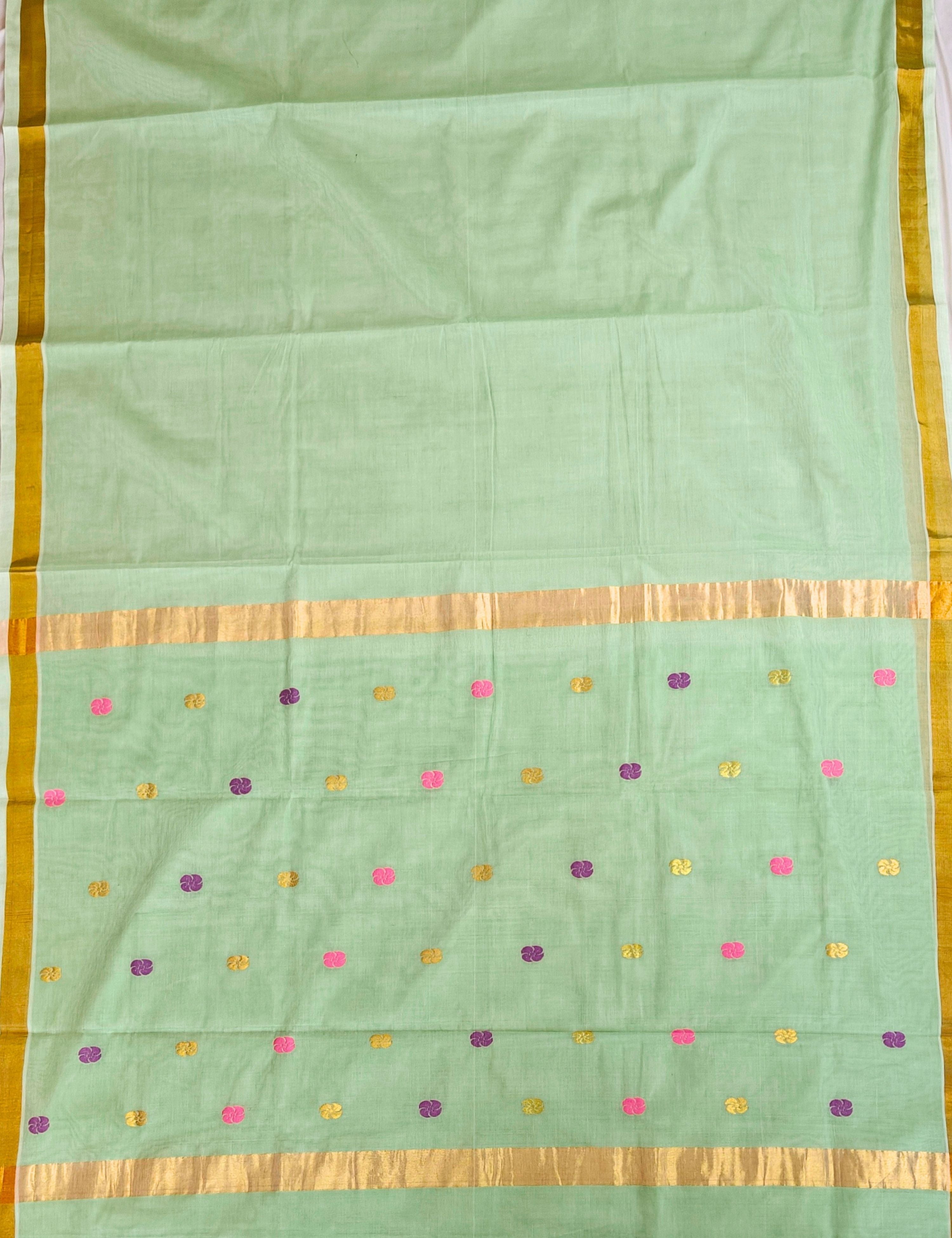 Sudarshan Pista Venkatagiri Saree
