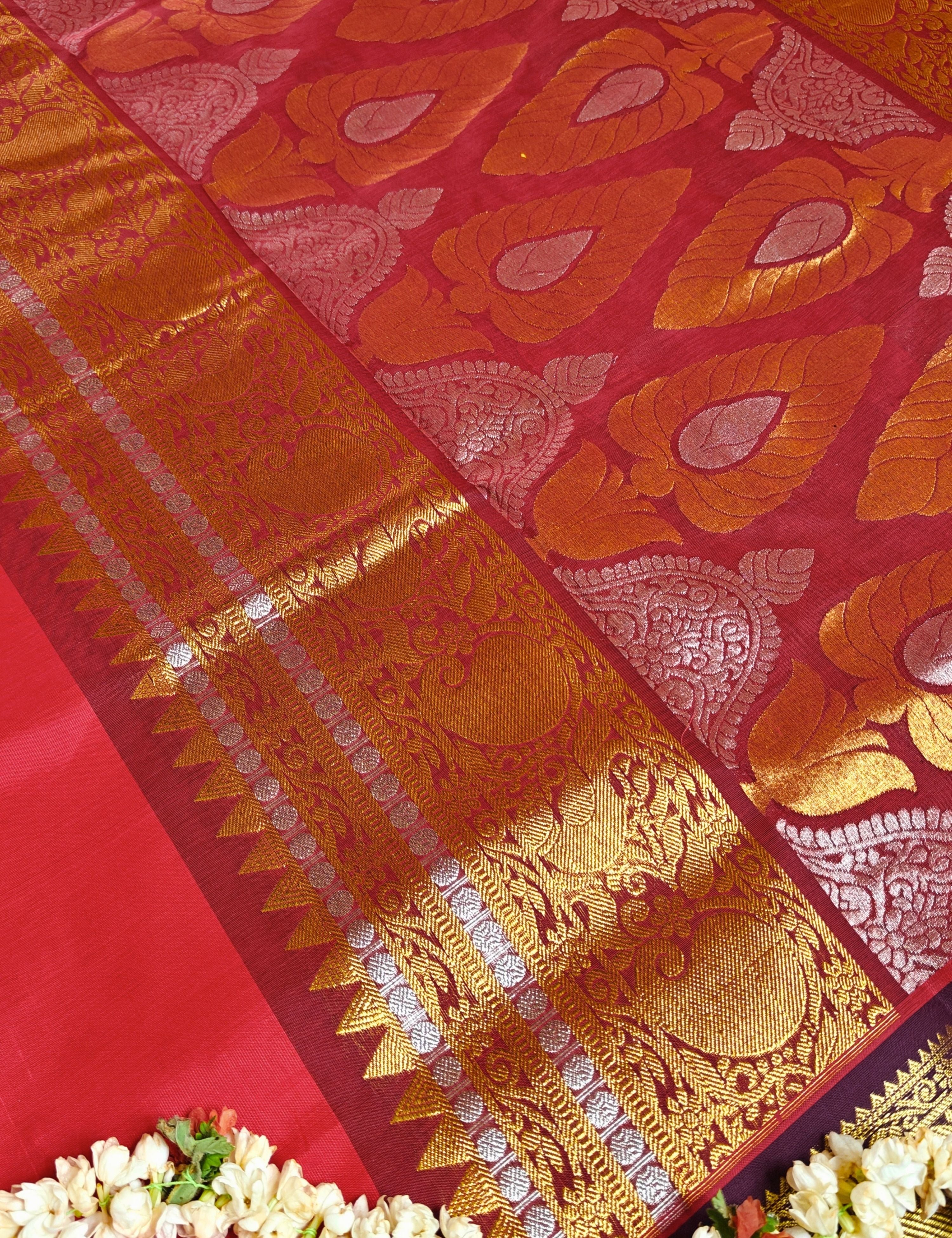 Aparajita Red Venkatagiri Saree