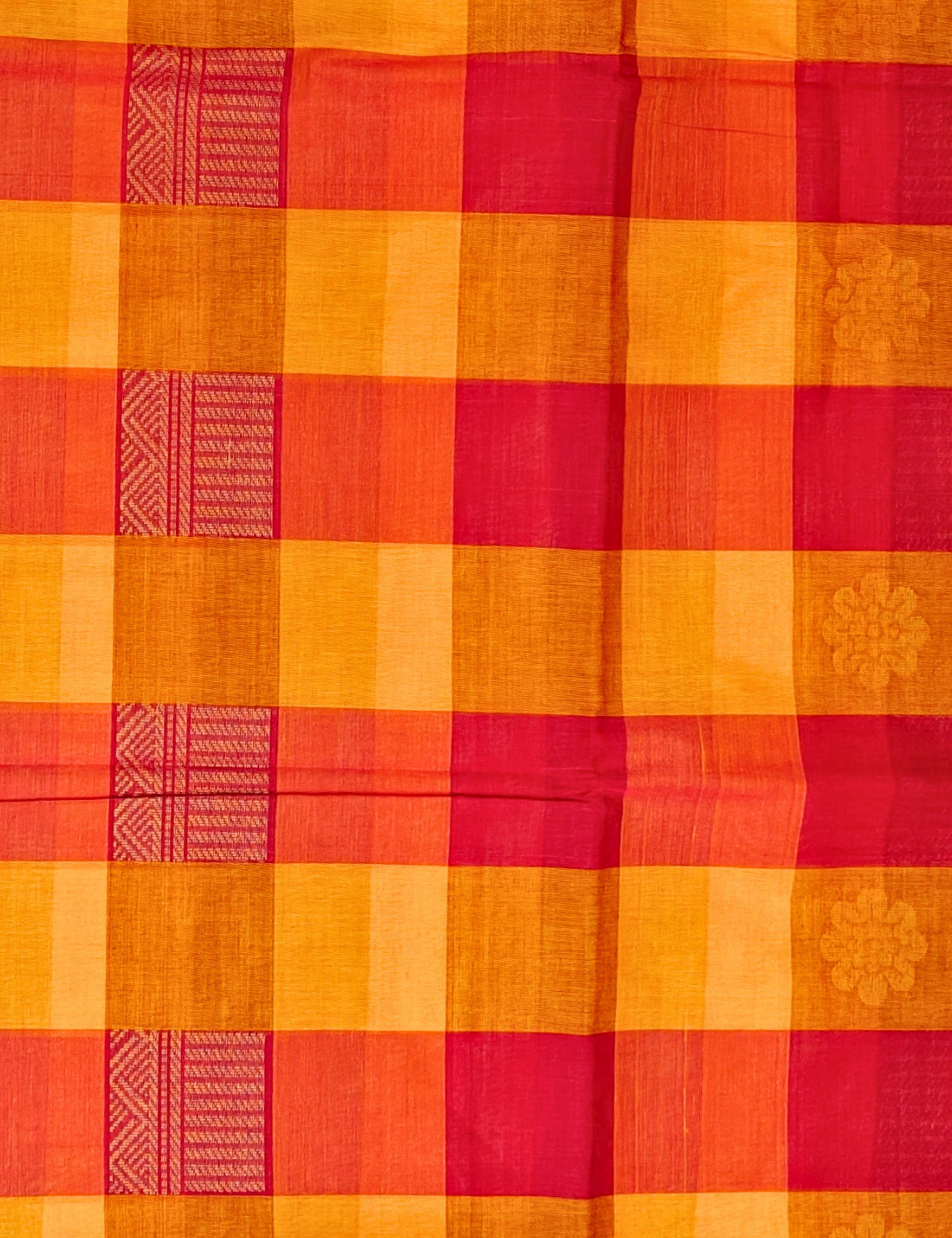 Fuchsia Negamam Cotton Saree