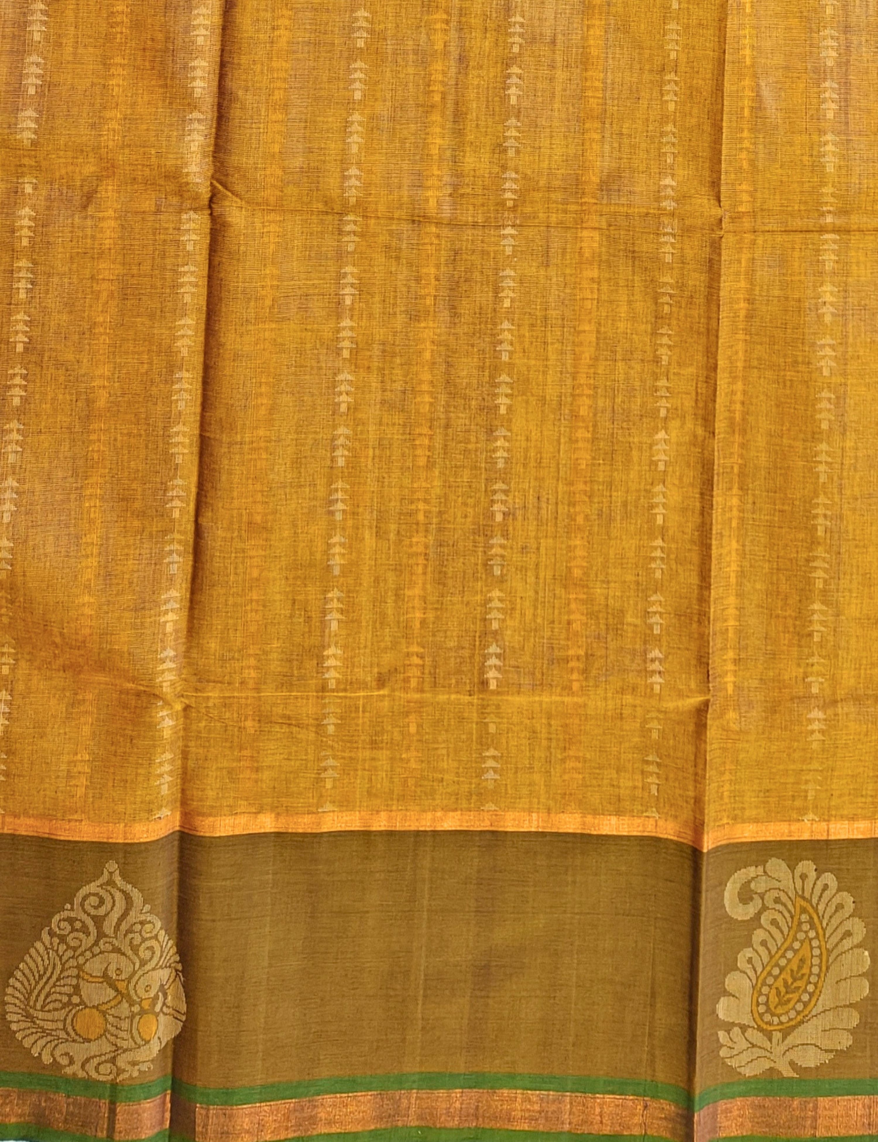 Orange Negamam Cotton Saree